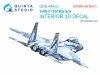Quinta Studio QDS-48433 F-15I 3D-Printed & coloured Interior on decal paper (Academy) (Small version) 1/48